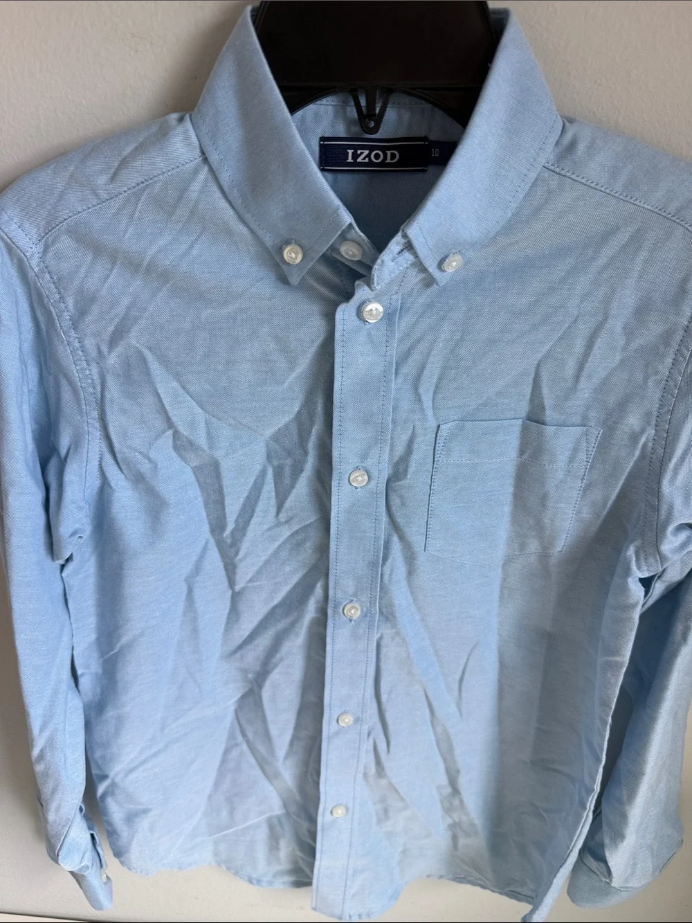 Izod Light Blue kids Oxford Button-Down Shirt